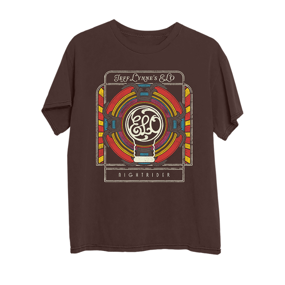 Nightrider T-Shirt (Brown) - Jeff Lynne's ELO Official Store