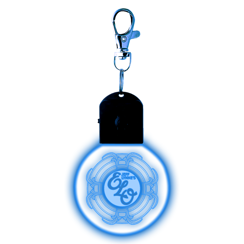 Light Up Spaceship Acrylic Keychain 1 
