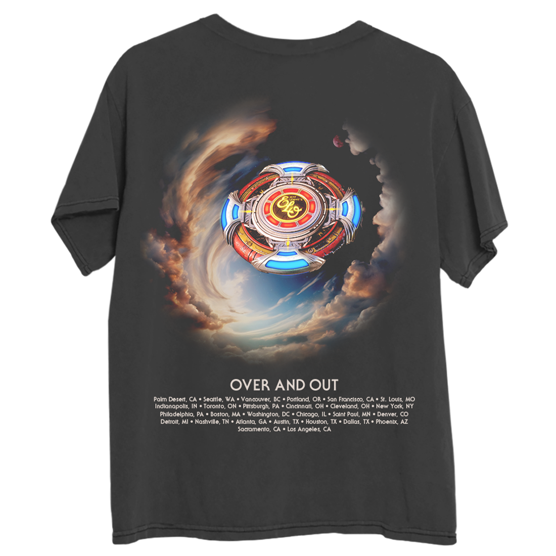 Spaceship Sky US 2024 Tour T-Shirt Back