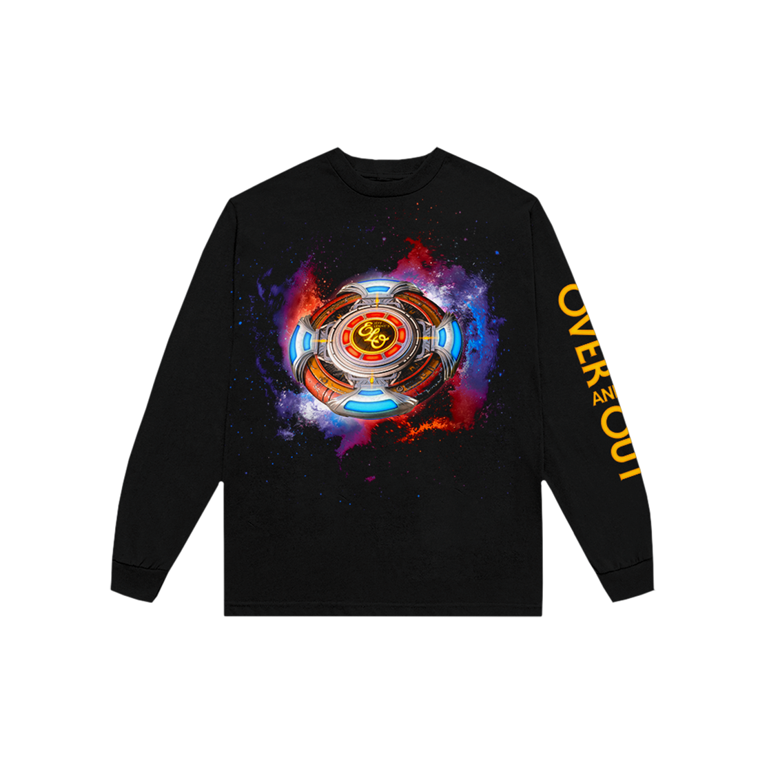 Galactic Over and Out Long Sleeve T-Shirt (Black)