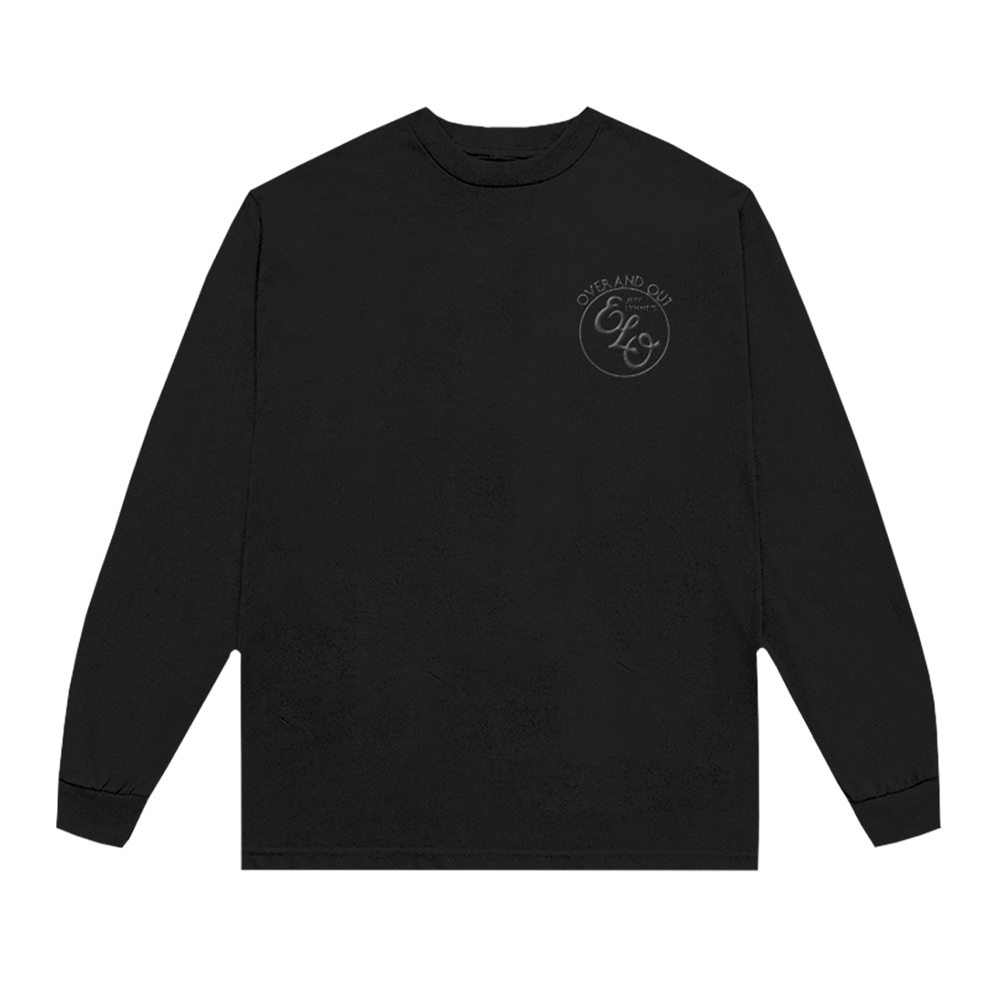 Black Long Sleeve T-Shirt Front