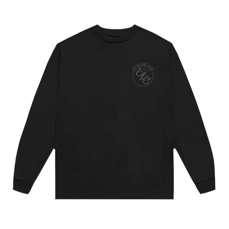 Black Long Sleeve T-Shirt Front